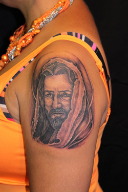 Jesus Tattoo Design for Women Picture