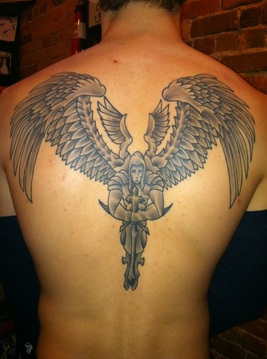 Archangel Wings Tattoo Design Picture
