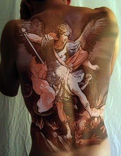 3D Angel Tattoo Design Picture