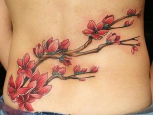 Cherry Blossom Tree Tattoo Design Picture