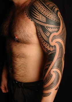 Samoan Tattoo Design for Sleeve Picture