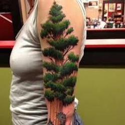 3D Tree Tattoo Design Picture