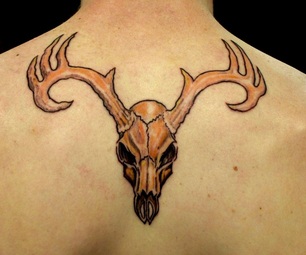 Deer Skull Tattoo Design Picture