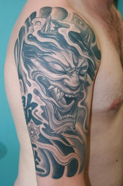 Japanese Demon Tattoo Design Picture