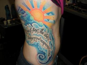 Cloud Tattoo Design for Women Picture
