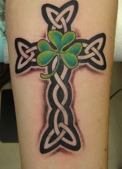Irish Cross Tattoo Design Picture