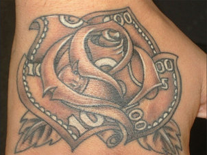 Money Rose Tattoo Design Picture