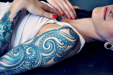 Japanese Waves Tattoo Design Picture