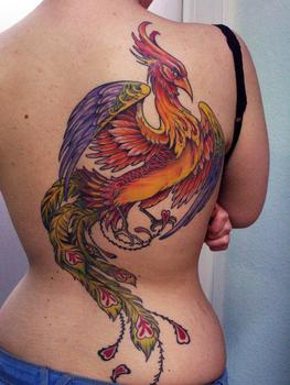 Phoenix Tattoo Designs for Women Picture
