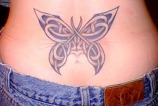Celtic Butterfly Tattoo Design Picture
