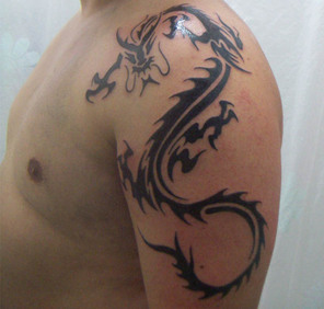 Dragon Tattoo Design for Arms Picture