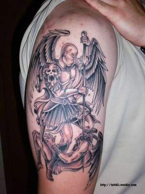 Warrior Angel Tattoo Design Picture 10