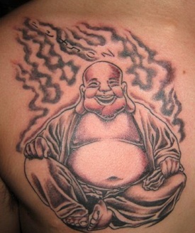 Laughing Buddha Tattoo Design Picture