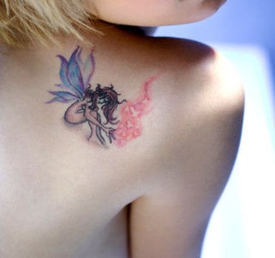 Small Fairy Tattoo Design Picture