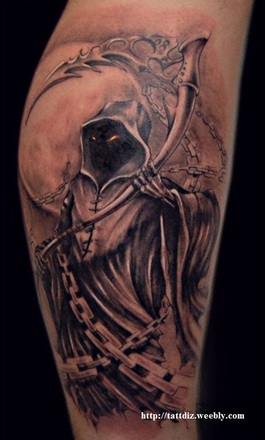 Angel of Death Tattoo Designs Picture