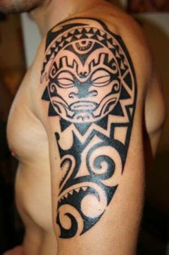 Maori Sleeve Tattoo Design Picture