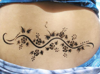 Henna Tattoo Design for Lower Back Picture