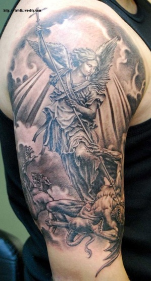 Warrior Angel Tattoo Design Picture 9