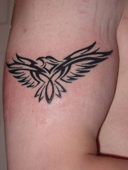 Tribal eagle tattoo design picture