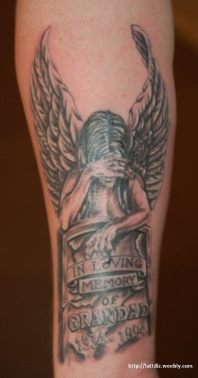Weeping Angel Tattoo Design Image 4