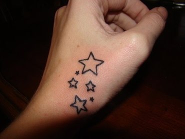 Star Hand Tattoo Design Picture
