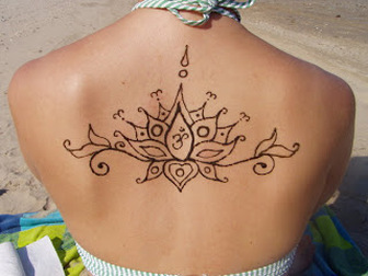 Lotus Henna Tattoo Design Picture