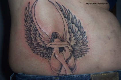 Weeping Angel Tattoo Design Image2