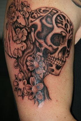 Celtic Skull Tattoo Design Picture