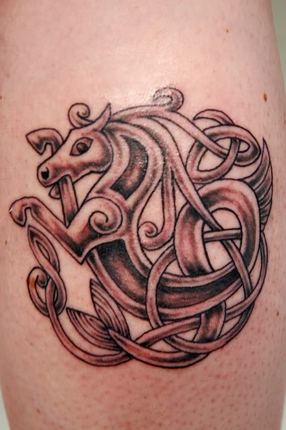 Celtic Horse Tattoo Design Picture